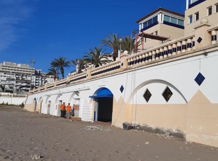 Les platges de Sitges es preparen per a la temporada 2021 amb la mirada en el 2022. Ajuntament de Sitges