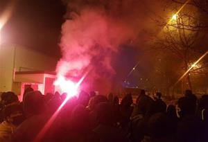 Les protestes per l'empresonament de Hásel arriben a Vilafranca del Penedès. FEPOL