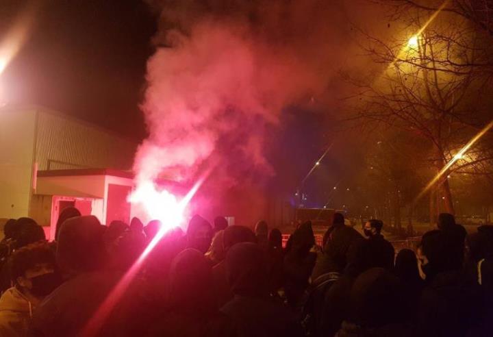 Les protestes per l'empresonament de Hásel arriben a Vilafranca del Penedès. FEPOL