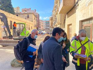 Les Quatre Fonts del Vendrell avancen en la seva conversió en zona de vianants i en la millora de l’accés al centre històric. Ajuntament del Vendrell