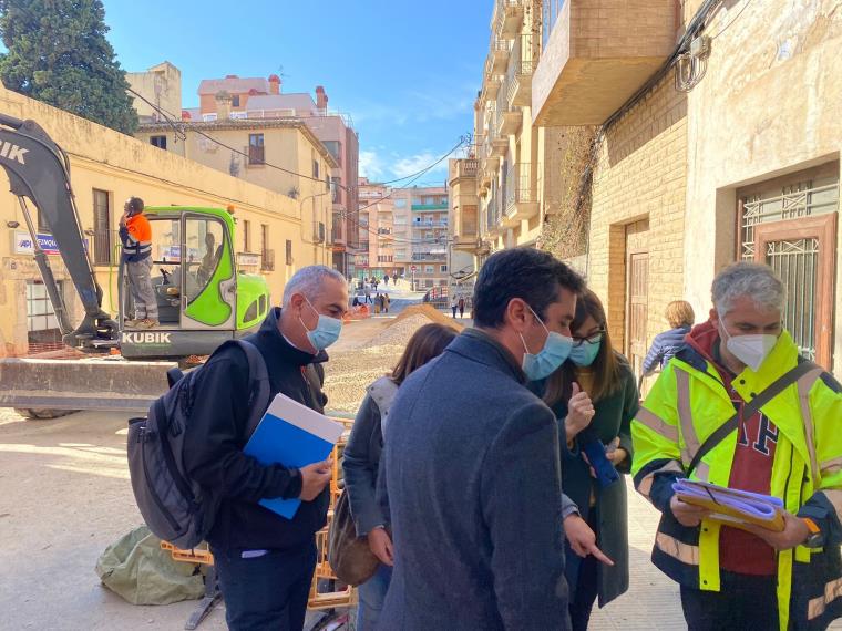 Les Quatre Fonts del Vendrell avancen en la seva conversió en zona de vianants i en la millora de l’accés al centre històric. Ajuntament del Vendrell