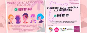 L'Observatori Contra l'Homofòbia activa una línia de WhatsApp per atendre víctimes d'LGTBifòbia. EIX