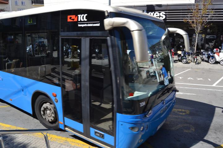 L’ús del bus urbà cau un 47% a Sitges durant el 2020, a causa de la covid-19. Ajuntament de Sitges