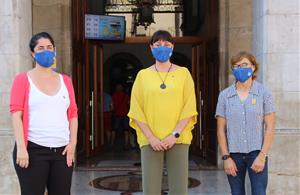 Marta Jofra, Olga Arnau i Blanca Albà . Ajuntament de Vilanova