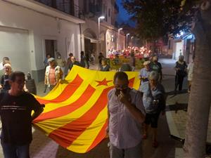 Marxa de torxes a Sant Pere de Ribes