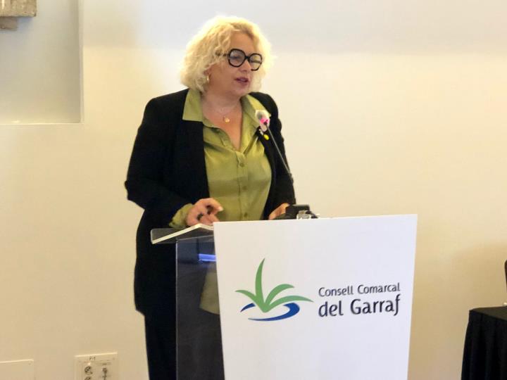 Mònica Gallardo, nova presidenta del Consell Comarcal del Garraf en substitució d'Abigail Garrido. EIX