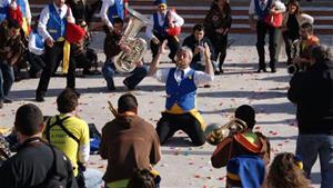 Mor Xavier Álvaro Civit, el carismàtic banderer dels Llunàtics de Vilanova. EIX