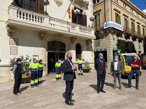 Nou contracte per a la neteja viària de Vilafranca per 2 anys més amb la fundació Mas Albornà. Ajuntament de Vilafranca