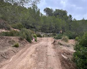 Olivella inicia les obres per arranjar quatre camins municipals per prevenir incendis forestals