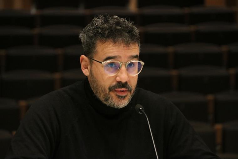 Pla curt del co director del Vida, Dani Poveda. Imatge del 18 de febrer del 2021. ACN