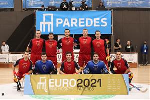 Plantilla de la selecció espanyola d'hoquei patins. RFEP