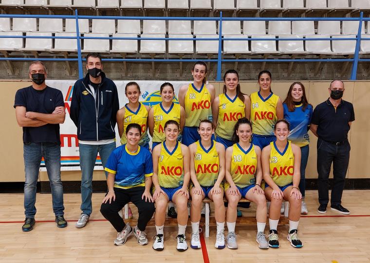 Plantilla del Sènior Femení CNB Vilanova AKO . Eix