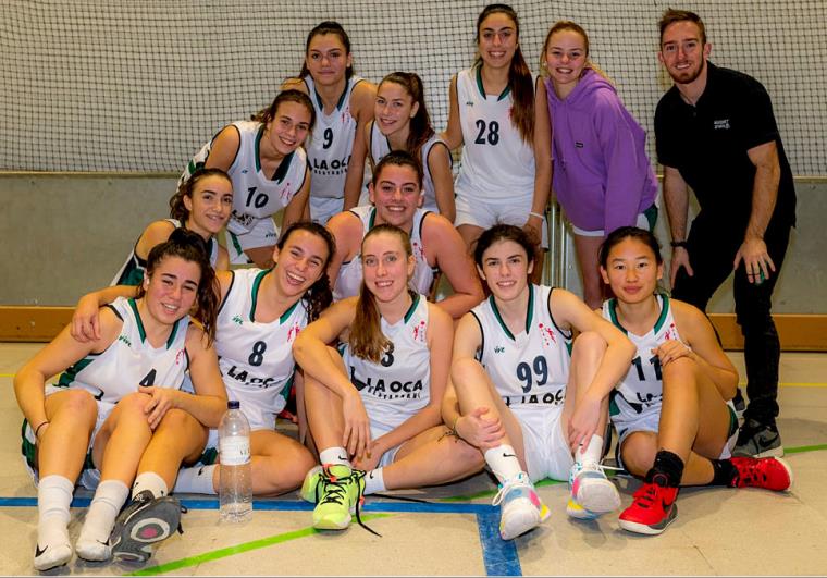 Plantilla del Sots 21 femení del CB Sitges. Eix