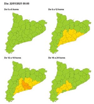 Protecció Civil activa l'alerta per la previsió de forts vents divendres al prelitoral central. EIX