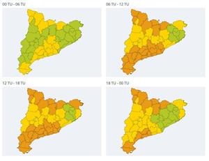 Protecció Civil alerta de fort vent aquest divendres i demana molta prudència en la mobilitat i activitats a l'exterior. EIX