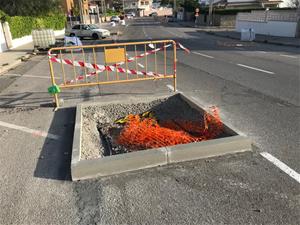 Queixes dels veïns de l'avinguda Montseny de Sant Pere de Ribes pel nou carril bici