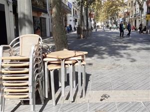 Rambla de Vilanova i la Geltrú. Eix