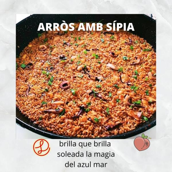 Recetas a fuego y verso: Arròs amb sípia. EIX