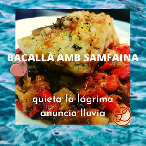 Recetas a fuego y verso: Bacallà amb samfaina. EIX