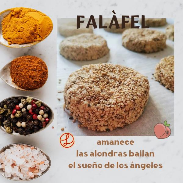 Recetas a fuego y verso: Falàfel amb pa chapati. EIX