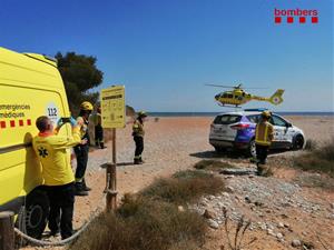 Rescaten dos excursionistes al Baix Penedès en un diumenge de rècord de rescats per als bombers. Bombers