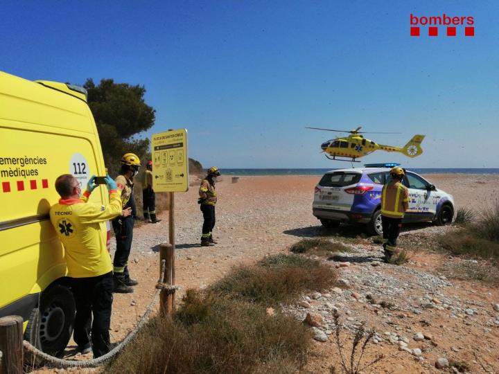 Rescaten dos excursionistes al Baix Penedès en un diumenge de rècord de rescats per als bombers. Bombers