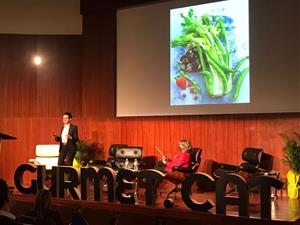 Ruscalleda clama per la modernització de la cuina “sense perdre els arrels” al I Congrés de Màrqueting Gastronòmic . Susana Nogueira