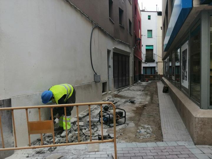 Sant Quintí de Mediona rehabilita diversos espais urbans del centre de la vila. Ajt Sant Quintí d Mediona