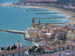 Sitges calcularà l’ocupació de les platges amb drons, en una prova pilot. Ajuntament de Sitges