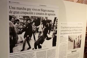 Sitges denuncia la persecució al col·lectiu LGTBIQ+ amb una exposició retrospectiva