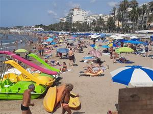 Sitges tancarà l’agost amb un 85% d’ocupació. Ajuntament de Sitges