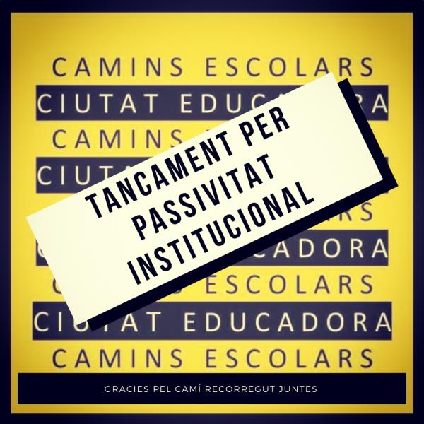 Tancament Plataforma pels Camins Escolars VNG - Ciutat Educadora. Eix