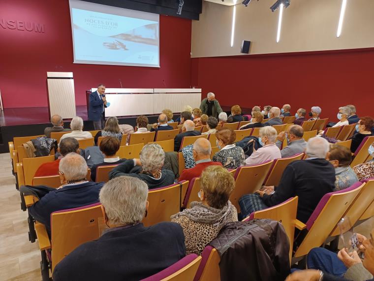 Vilafranca celebra les Noces d’Or de les parelles locals. Ajuntament de Vilafranca