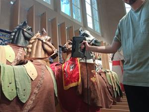 Vilafranca escaneja en 3D la imatge de Sant Fèlix  i tot el Seguici Gran i Petit de la ciutat. EIX