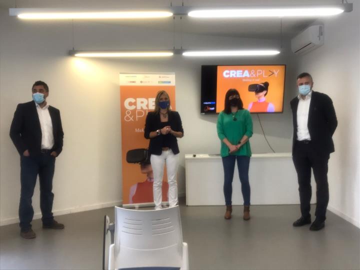 Vilanova i la Geltrú presenta Crea&Play un centre de gamificació i de realitat virtual. Susana Nogueira