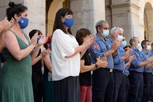 Vilanova plora la mort d'un bomber de 30 anys en un incendi en la seva segona guàrdia al cos