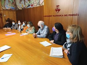 Vuit actes a Vilafranca per commemorar el 25N-Dia internacional contra la violència masclista. Ajuntament de Vilafranca