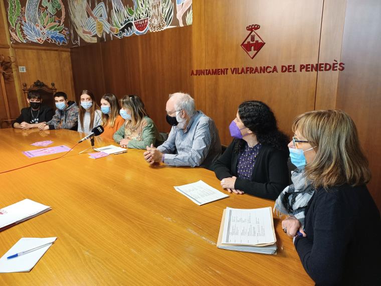 Vuit actes a Vilafranca per commemorar el 25N-Dia internacional contra la violència masclista. Ajuntament de Vilafranca