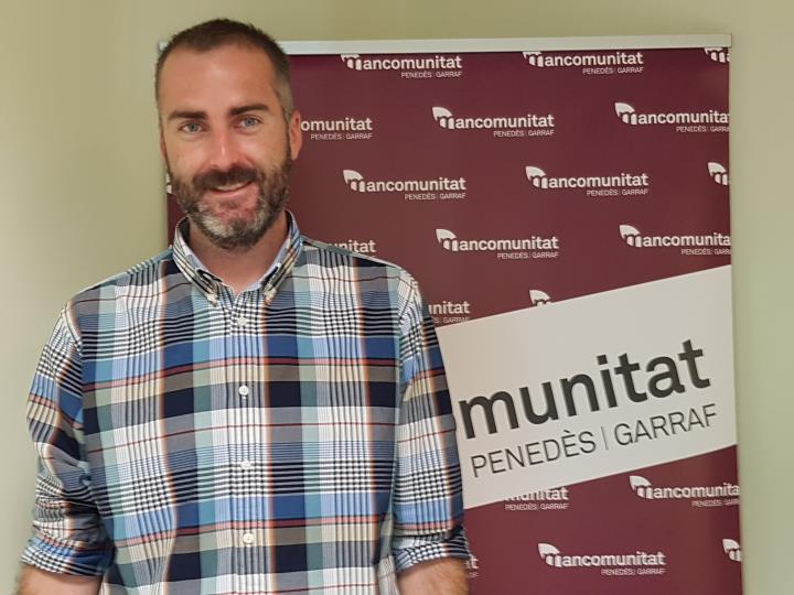 Xavier Ramos, vicepresident de l’Àrea de Serveis Centrals de la Mancomunitat. Mancomunitat