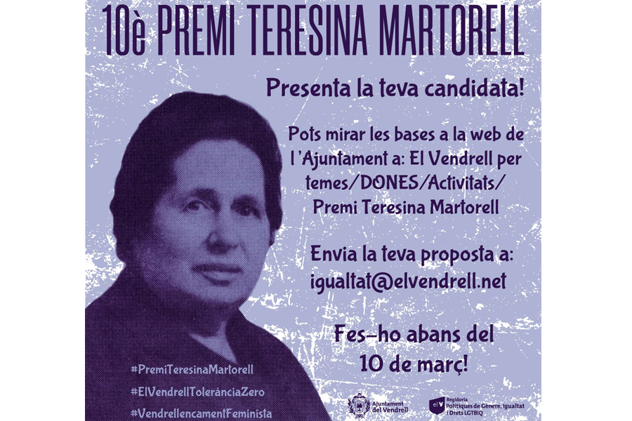 10è Premi Teresina Martorell. Eix