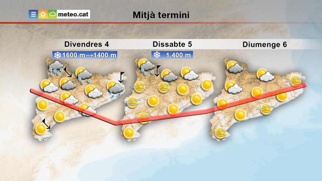 Activada l'alerta del pla per ventades davant la previsió d'un episodi entre la matinada d'aquest dijous i dissabte. EIX