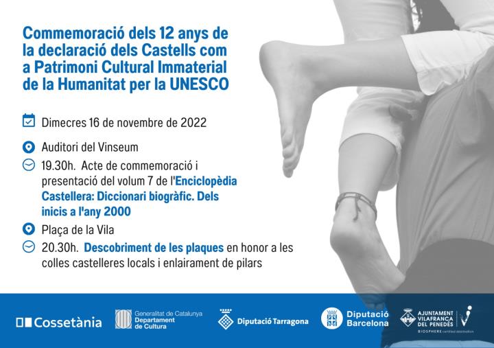 12 anys de la proclamació dels Castells com a Patrimoni Immaterial de la Humanitat