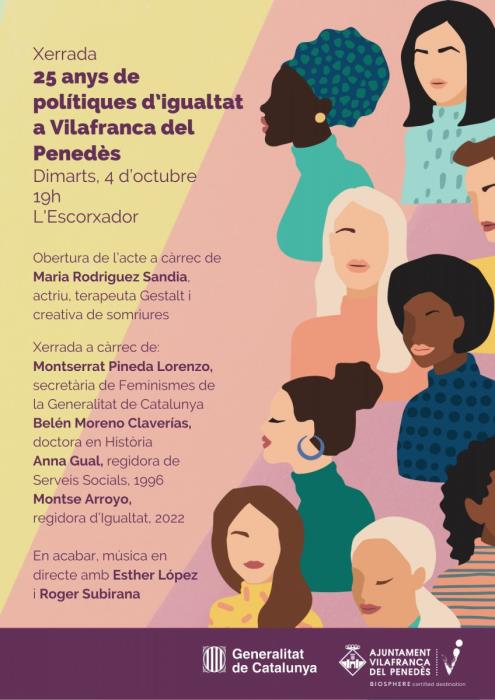 Acte per commemorar els 25 anys de polítiques d’igualtat a Vilafranca