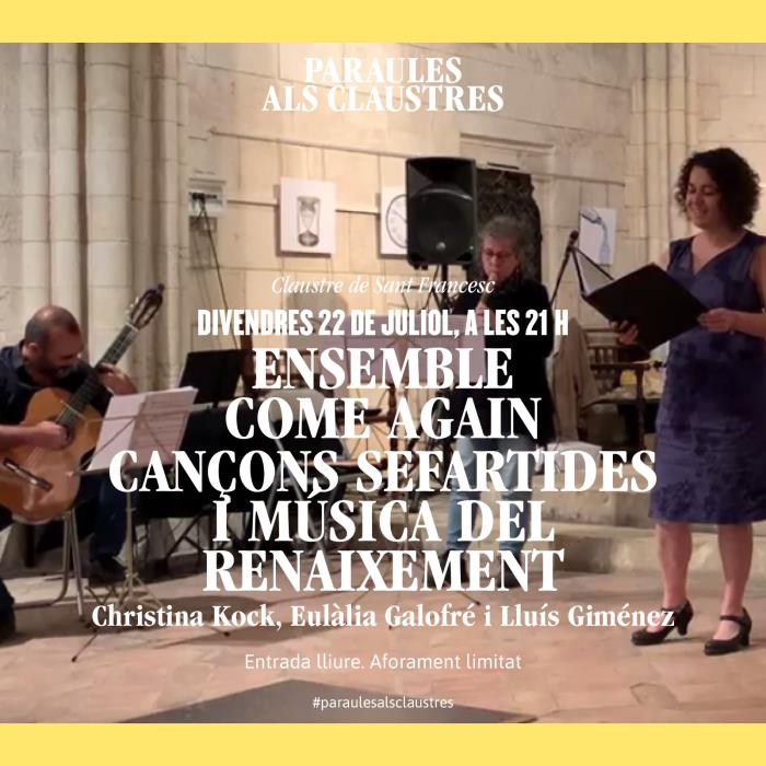 Cançons sefardites i música del Renaixement 