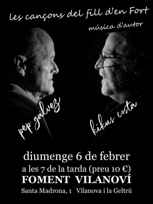 Concert: Kikus Costa “Les cançons del fill d’en Fort”