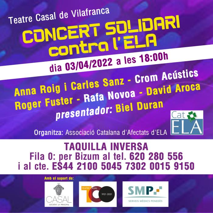 Concert solidari contra l'ELA