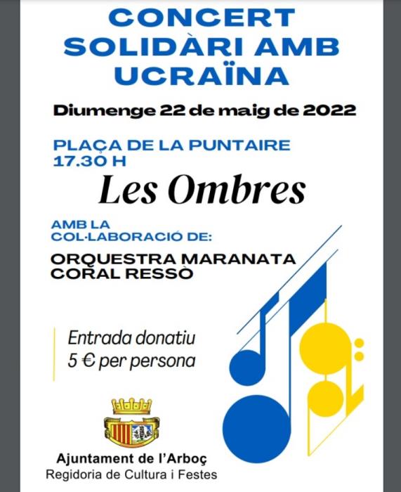 Concert solidari en benefici dels refugiats d'Ucraïna 