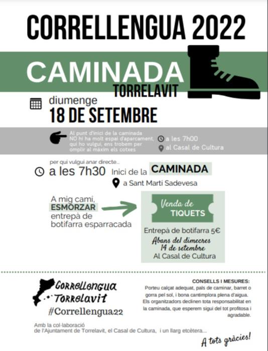 Correllengua 2022 a Torrelavit