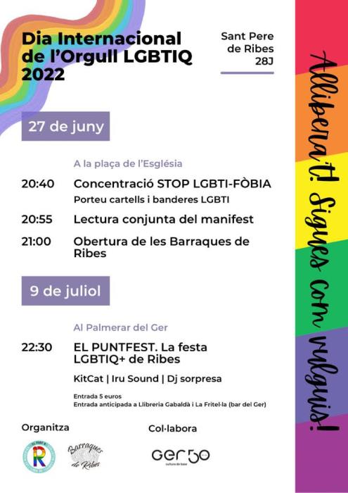 Dia de l'Orgull LGTBIQ+ a Sant Pere de Ribes