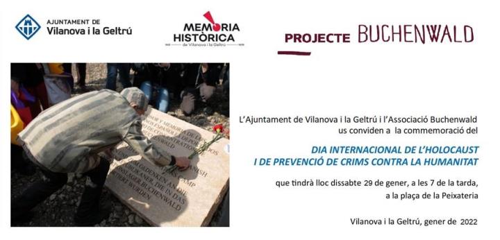 Dia Internacional de l’Holocaust a Vilanova